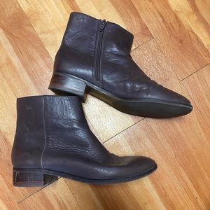 Talbots brown leather boots